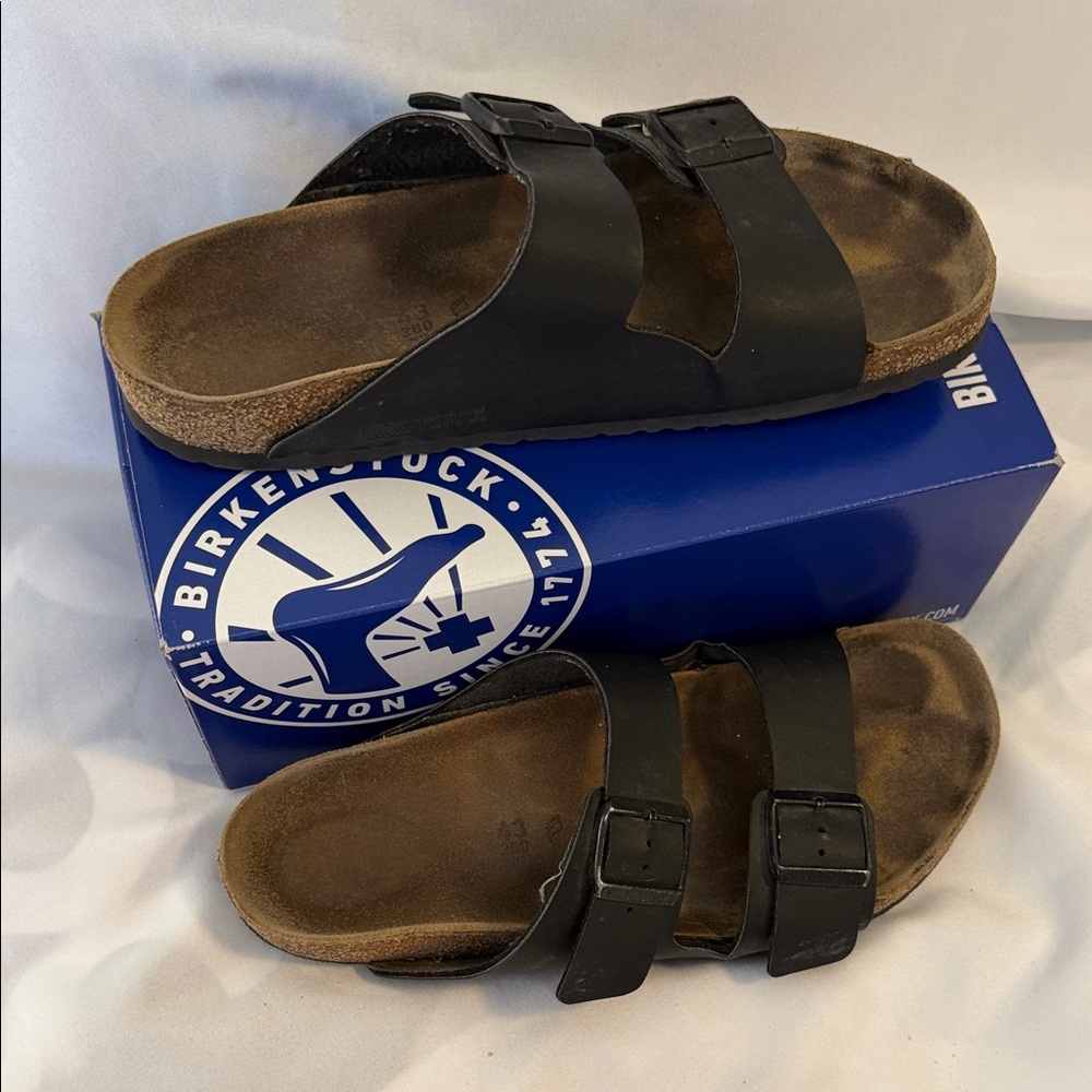 Birkenstock Men's Black Arizona Style Sandals - Picture 4 of 5